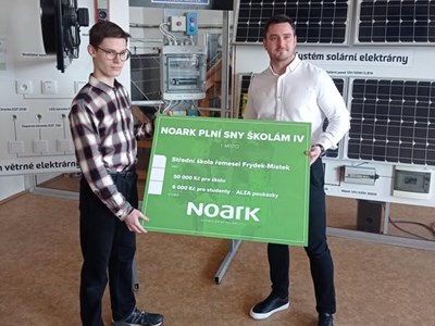 Student z Frýdku-Místku vyhrál soutěž NOARK. Čeká ho evropské finále